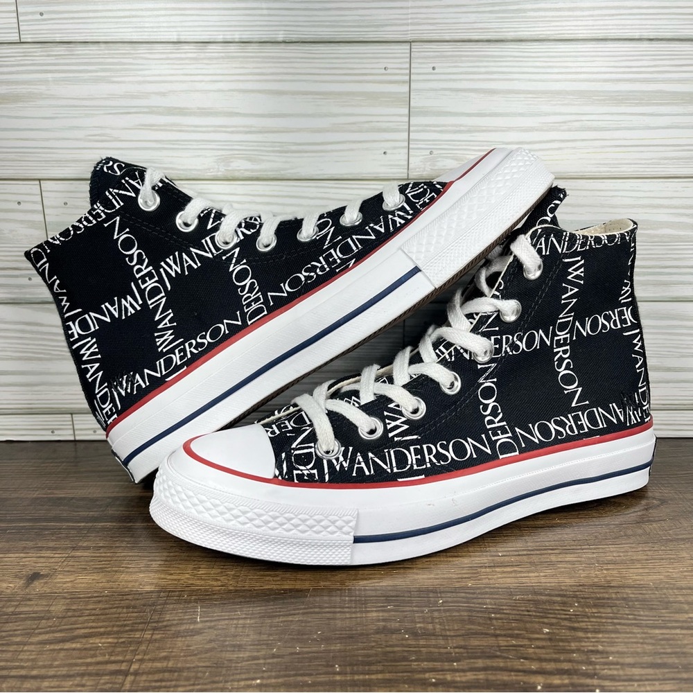 Converse Chuck 70 Hi Top J.W. Anderson Grid Black Shoes - M 4.5 - W 6.5‎ - Picture 3 of 9